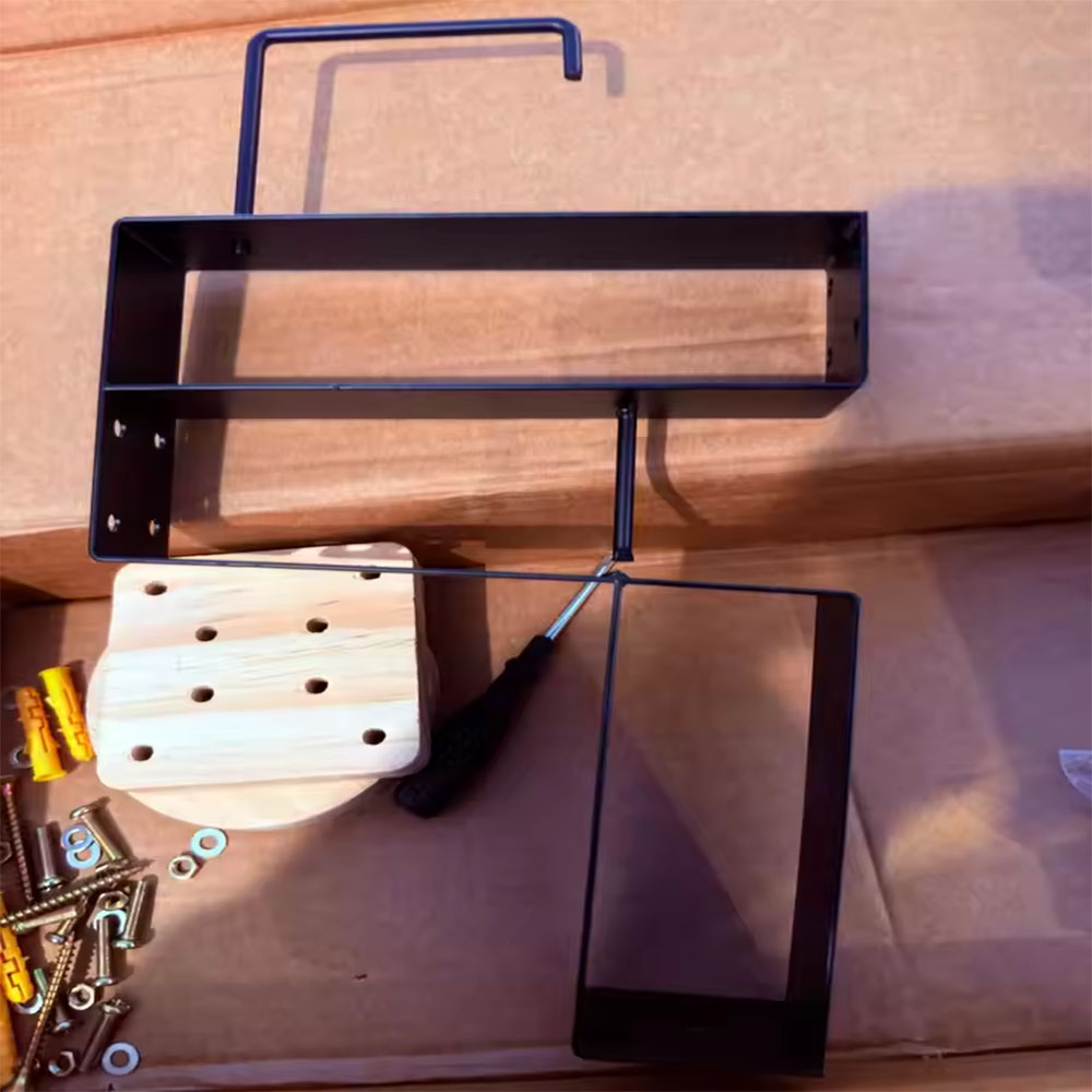 Wood Motorcycle Helmet Holder  - Sports Equipment Organizer Rack recension och pris