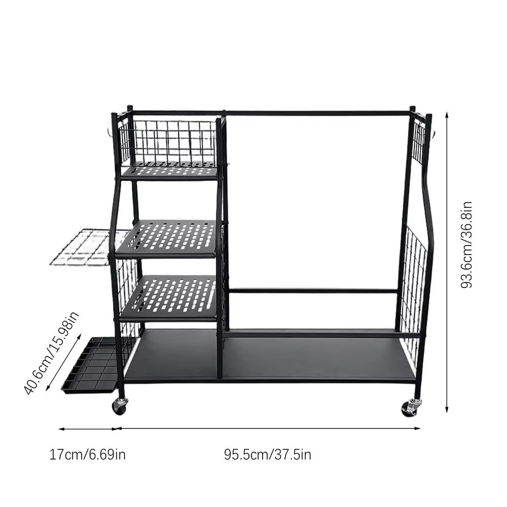 Golf Bag Storage Garage Organi - Sports Equipment Organizer Rack recension och pris