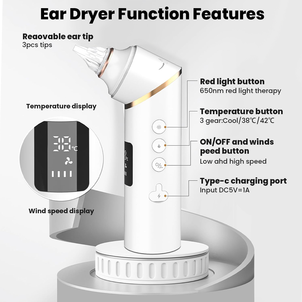 Low Noise Electronic Ear Dryer - Sports Equipment Dryer recension och pris