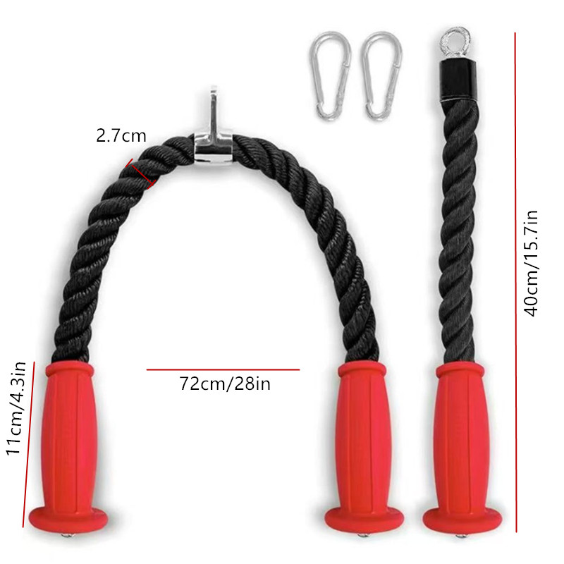 Ergonomic Tricep Ropes Non-Sli - Sports Equipment Meaning recension och pris