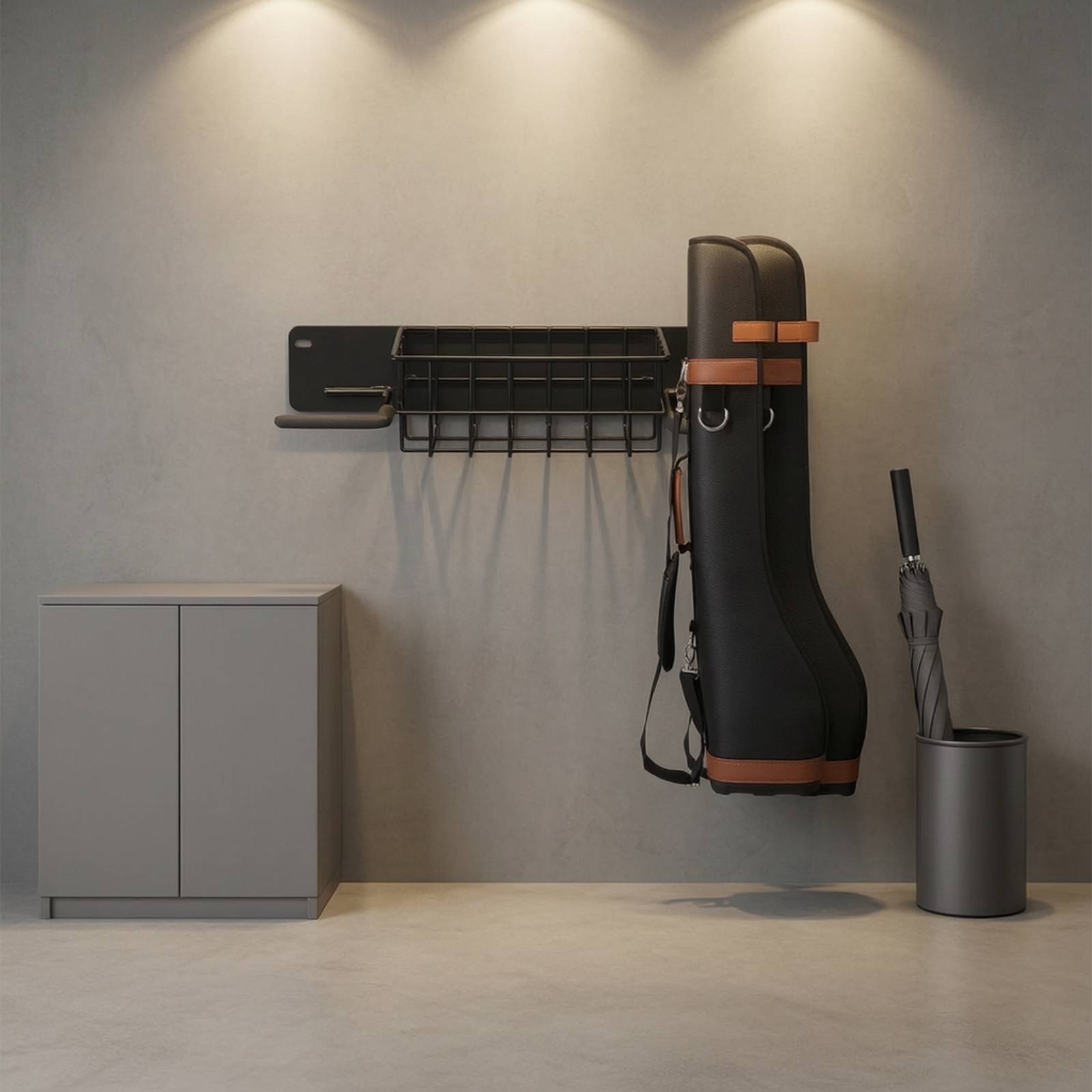 Golf Storage Rack Wall-Mounted - Sports Equipment Organizer Rack recension och pris