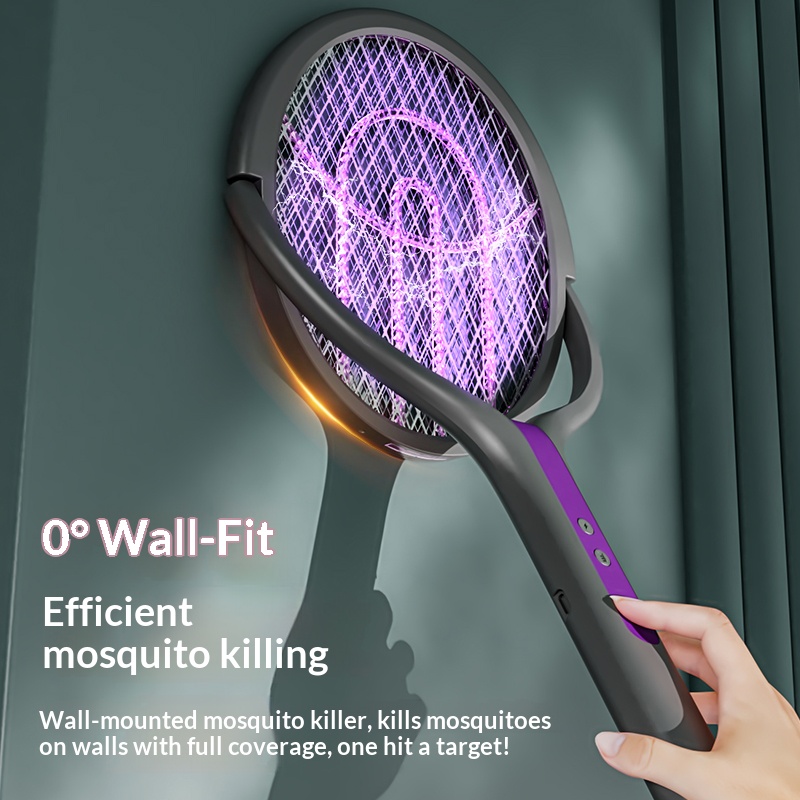 Rotating Head Bug Zapper Racke - Head Racket Boom recension och pris