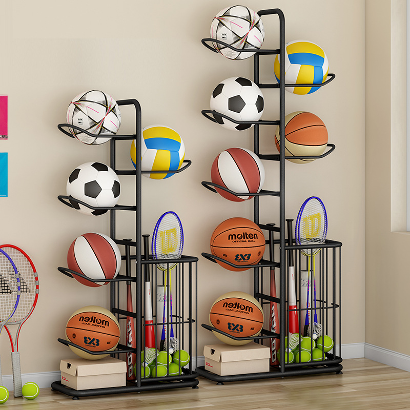 Sports Ball Storage Rack Baske - Sports Equipment Organizer Rack recension och pris