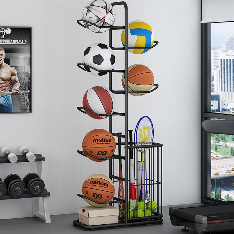 Sports Ball Storage Rack Baske - Sports Equipment Organizer Rack recension och pris