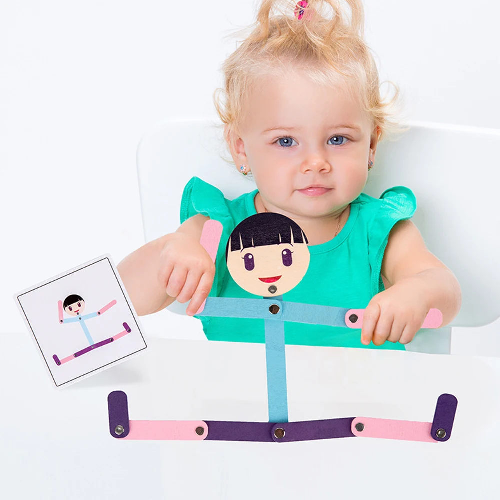 Sport Wooden Man Material DIY  - Sports Equipment For Kindergarten recension och pris