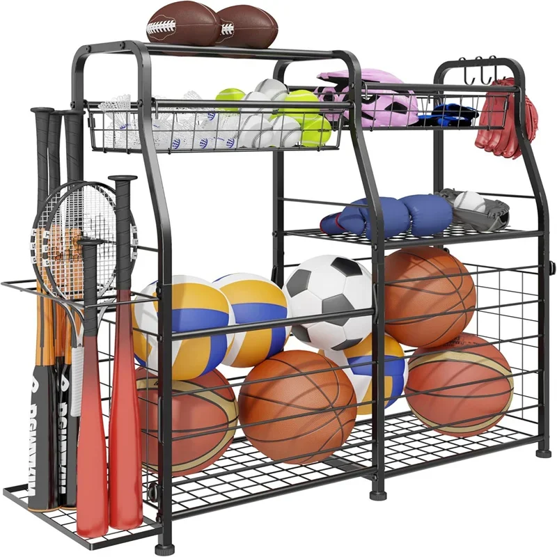 2026 Ball Storage Rack Garage  - Sports Equipment Organizer Rack recension och pris